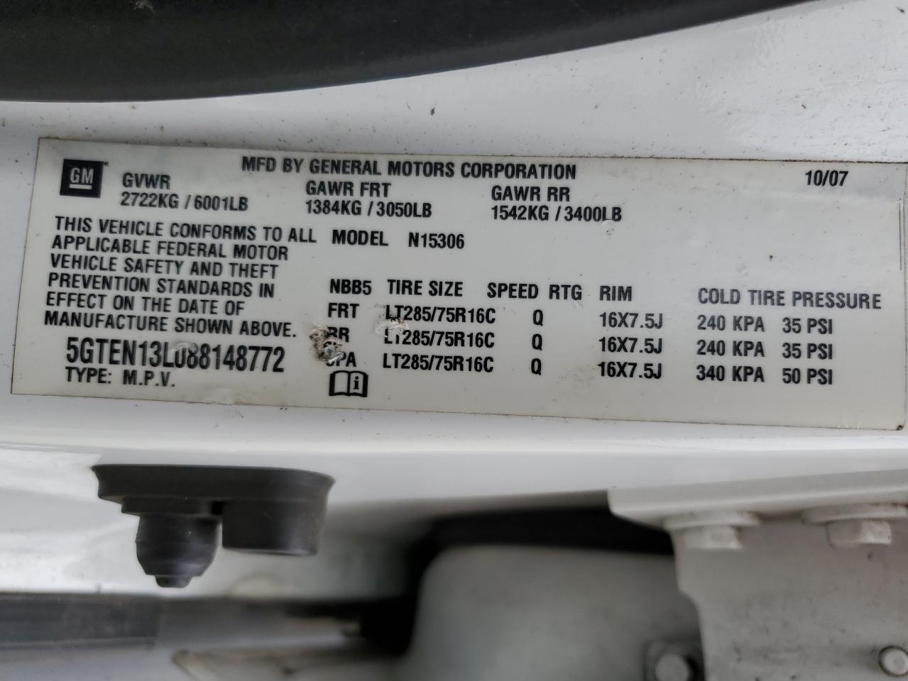 5GTEN13L088148772 2008 Hummer H3 Alpha