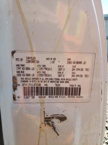 1997 Dodge Ram 1500 VIN: 1B7HF13Y1VJ572186 Lot: 60289334