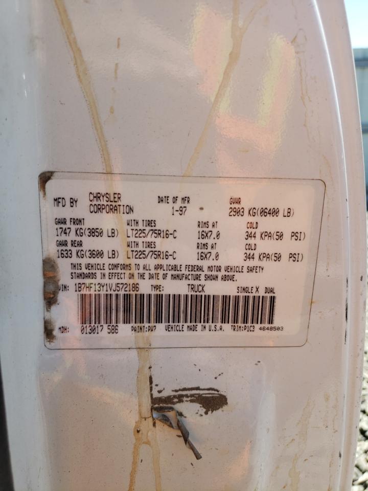 1B7HF13Y1VJ572186 1997 Dodge Ram 1500