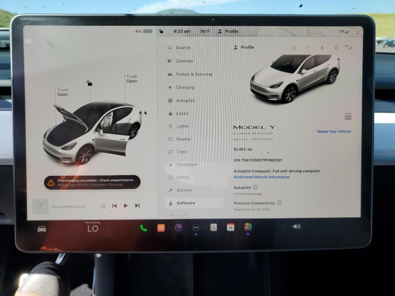 7SAYGDEE7PF866321 2023 Tesla Model Y