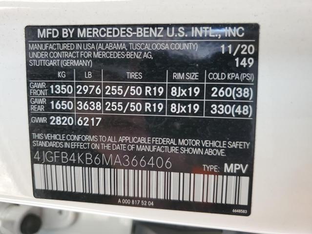 4JGFB4KB6MA366406 2021 MERCEDES-BENZ GLE - Image 14