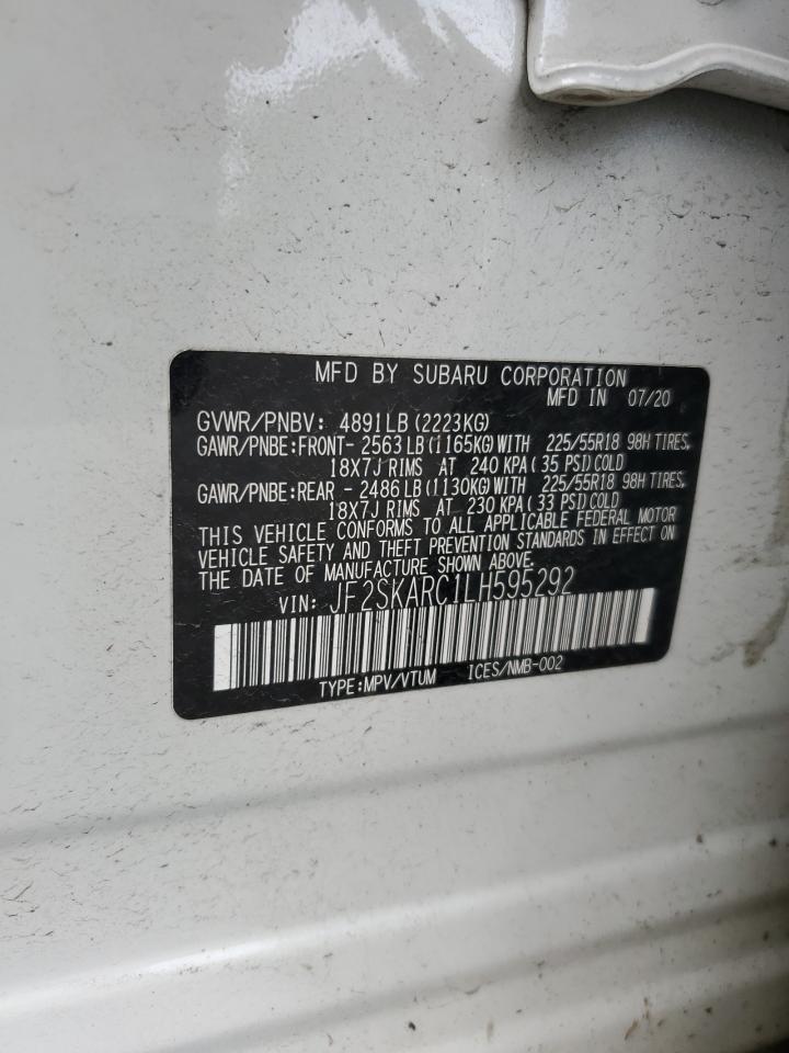 JF2SKARC1LH595292 2020 Subaru Forester Sport