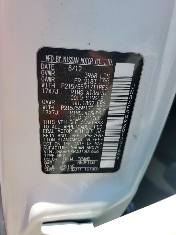 JN8AF5MR3DT201666 2013 Nissan Juke S