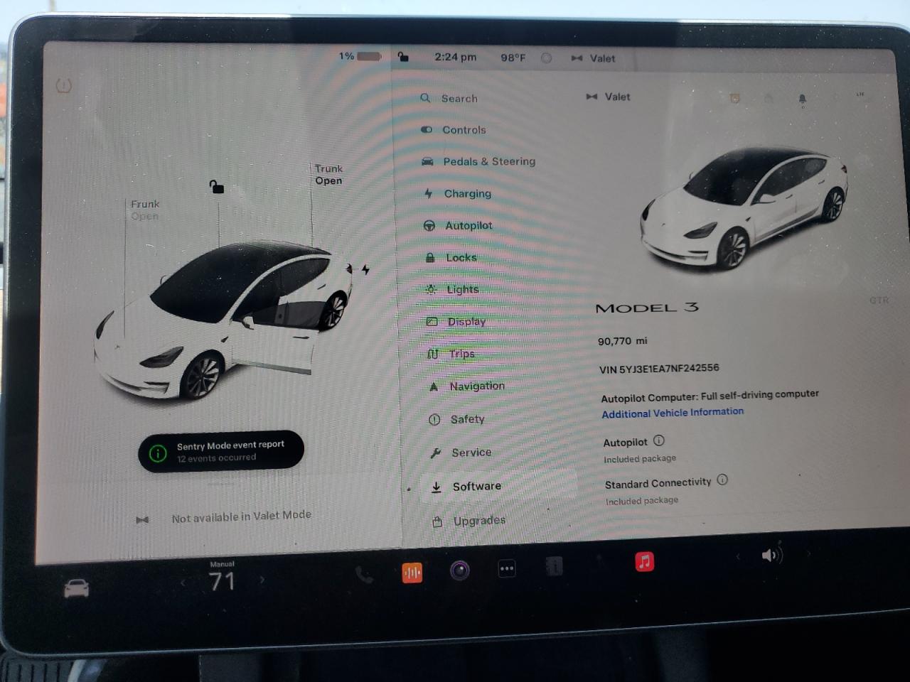 5YJ3E1EA7NF242556 2022 Tesla Model 3