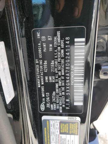 2013 Kia Optima Ex VIN: 5XXGN4A78DG241148 Lot: 59200184