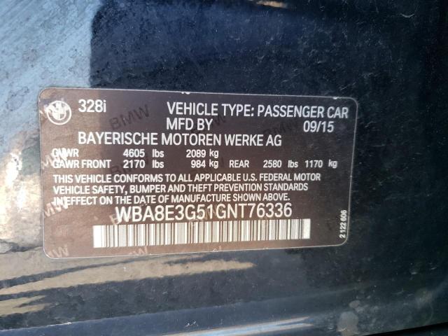 2016 BMW 328 XI SUL - WBA8E3G51GNT76336
