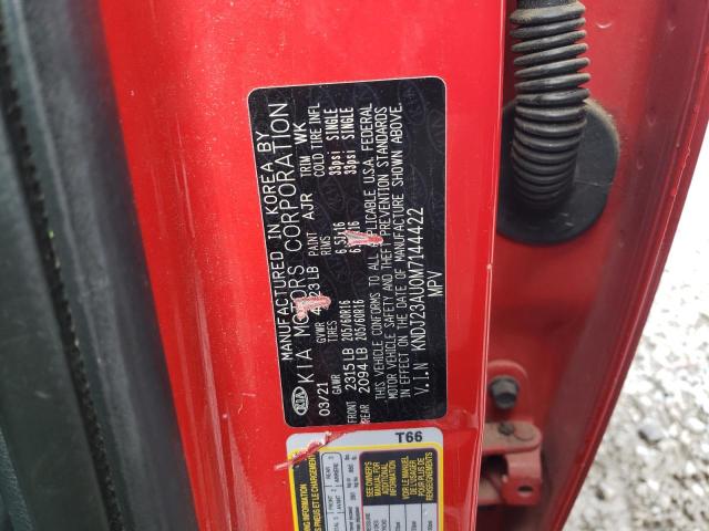 2021 Kia Soul Lx VIN: KNDJ23AU0M7144422 Lot: 61112504