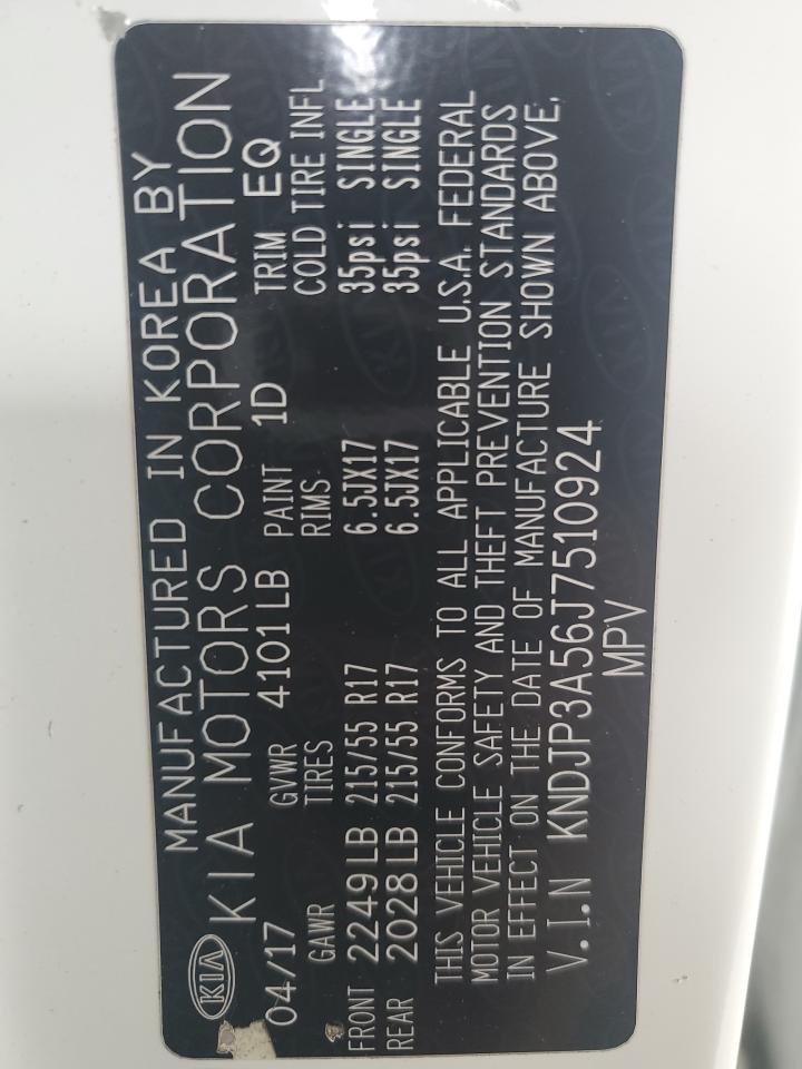 KNDJP3A56J7510924 2018 Kia Soul +