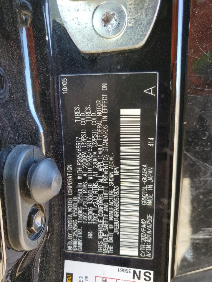 JTEBU14R968057833 2006 Toyota 4Runner Sr5