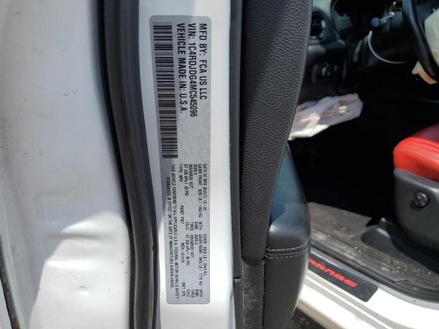 2021 DODGE DURANGO GT - 1C4RDJDG4MC545096