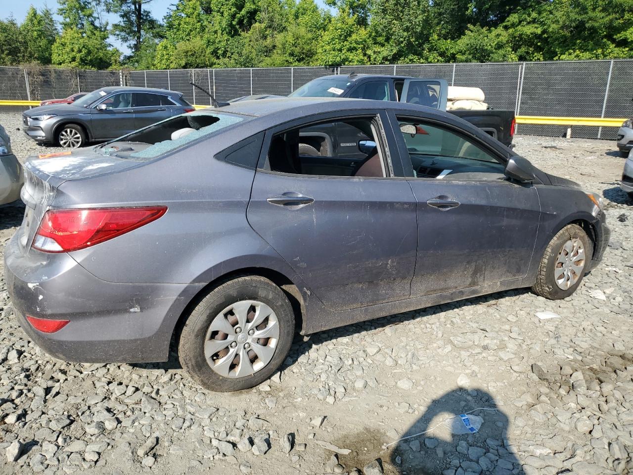 Lot #2784244335 2015 HYUNDAI ACCENT GLS