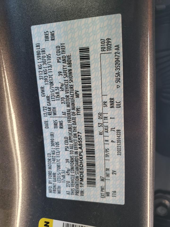 1FMDE5DHXPLA85577 2023 Ford Bronco Base