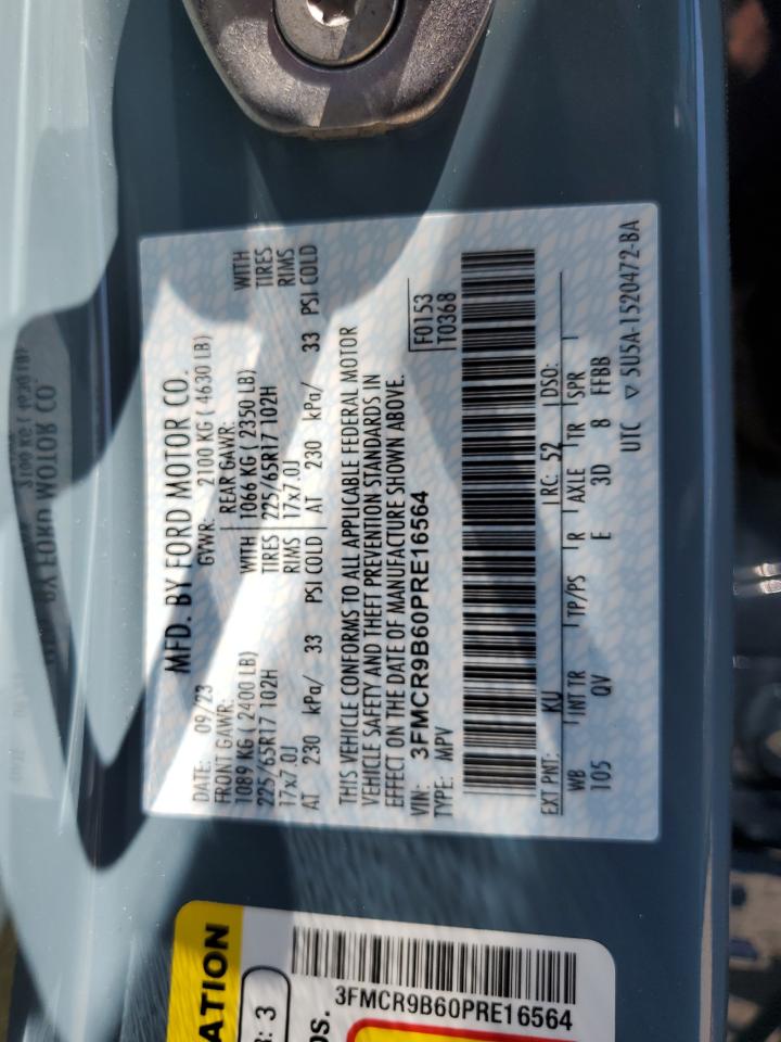 3FMCR9B60PRE16564 2023 Ford Bronco Sport Big Bend