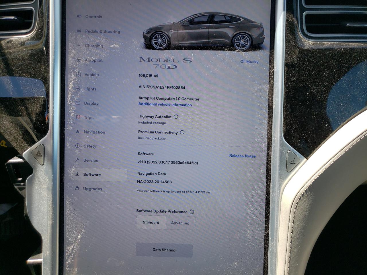 5YJSA1E24FF102854 2015 Tesla Model S