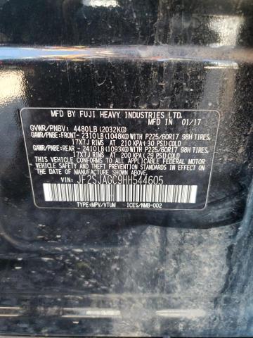 2017 Subaru Forester 2.5I Premium VIN: JF2SJAGC9HH544605 Lot: 57891664