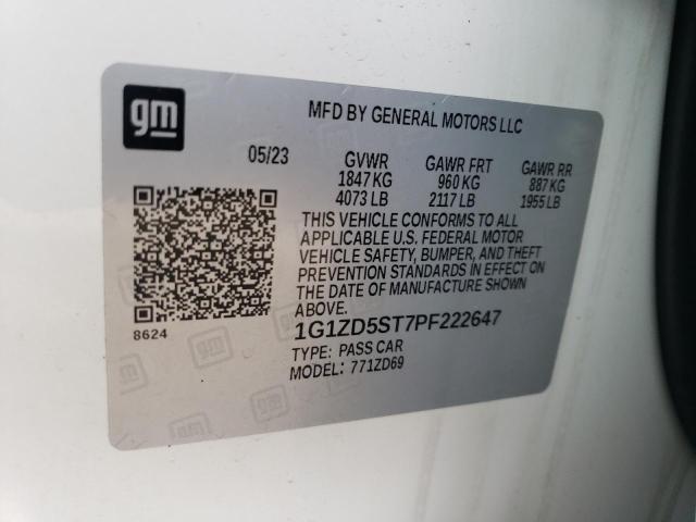 2023 CHEVROLET MALIBU LT - 1G1ZD5ST7PF222647