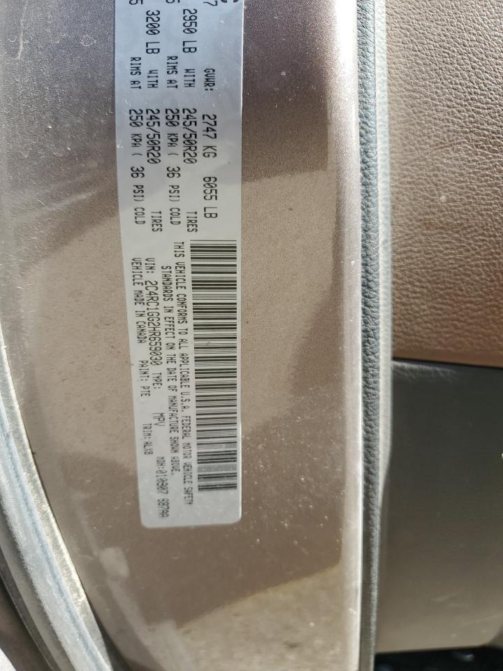 2C4RC1GG2HR659030 2017 Chrysler Pacifica Limited