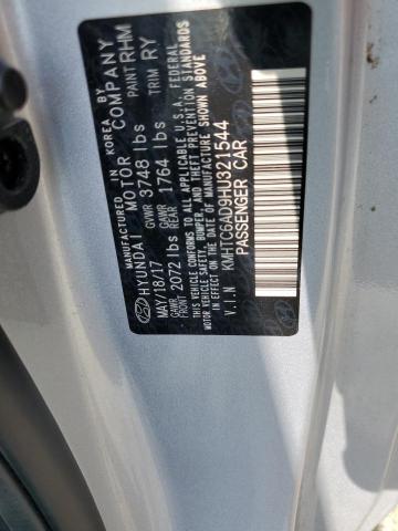 2017 HYUNDAI VELOSTER - KMHTC6AD9HU321544