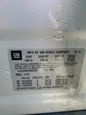 2017 Buick Encore Premium VIN: KL4CJHSM1HB032555 Lot: 58169704