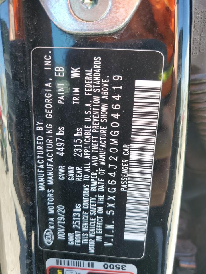 5XXG64J20MG046419 2021 Kia K5 Gt Line