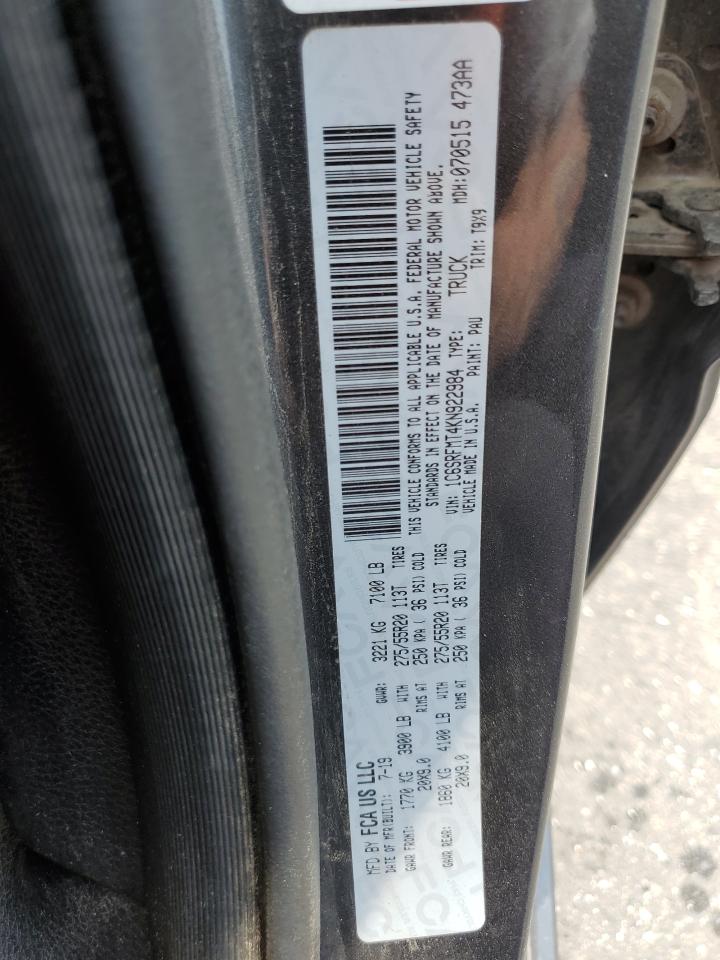 1C6SRFMT4KN922984 2019 Ram 1500 Big Horn/Lone Star