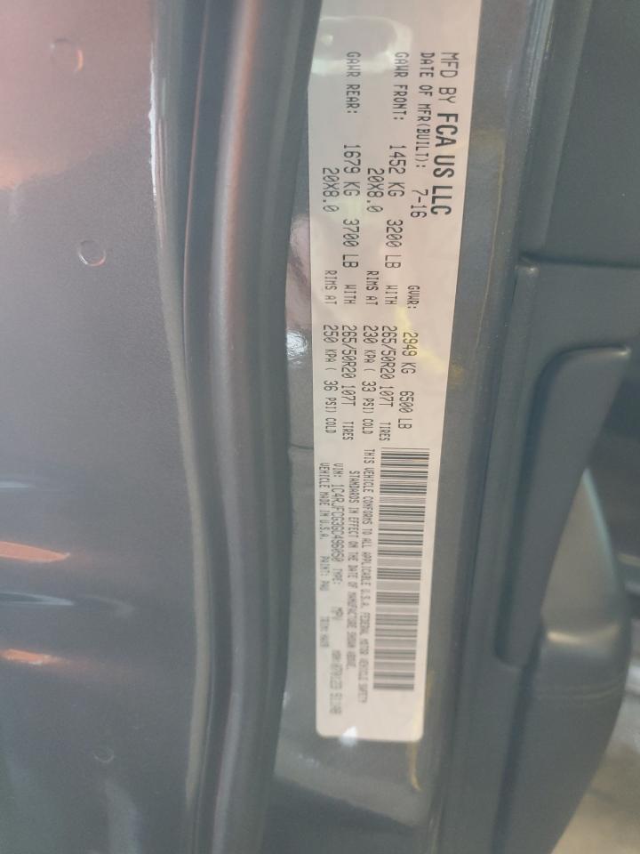 1C4RJFCG3GC496050 2016 Jeep Grand Cherokee Overland