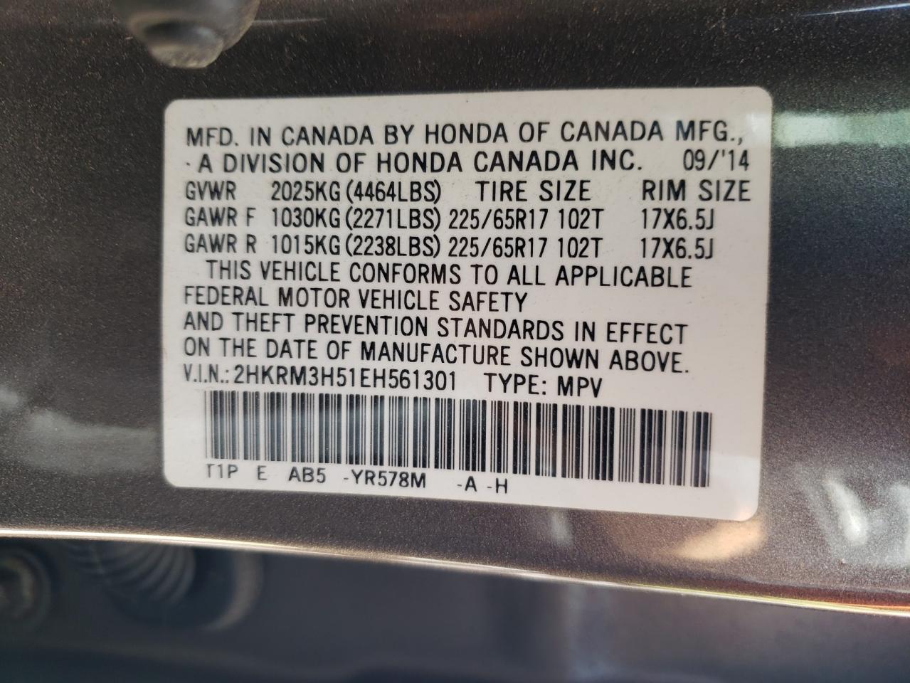 2HKRM3H51EH561301 2014 Honda Cr-V Ex