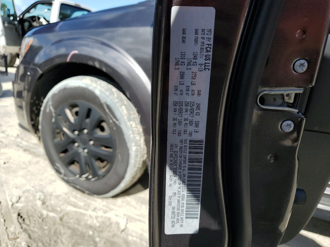 3C4PDCAB2KT858824 2019 Dodge Journey Se