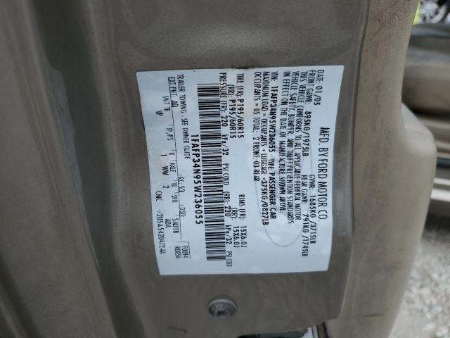 2005 Ford Focus Zx4 VIN: 1FAFP34N95W236055 Lot: 59472924