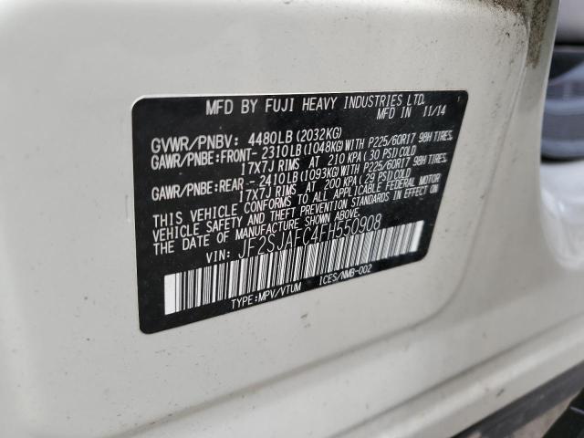 2015 Subaru Forester 2.5I Premium VIN: JF2SJAFC4FH550908 Lot: 58715714