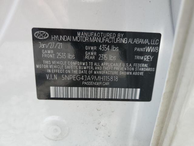 5NPEG4JA9MH115818 2021 Hyundai Sonata Se