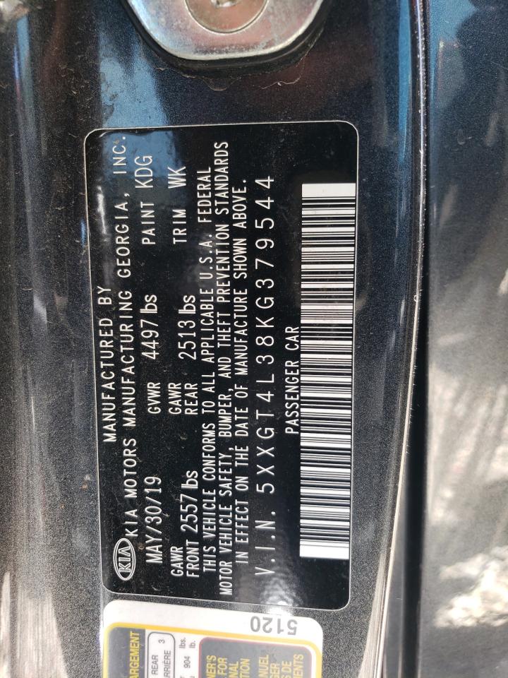 5XXGT4L38KG379544 2019 Kia Optima Lx