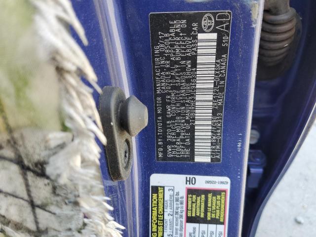 2018 TOYOTA COROLLA L - 2T1BURHE3JC966304