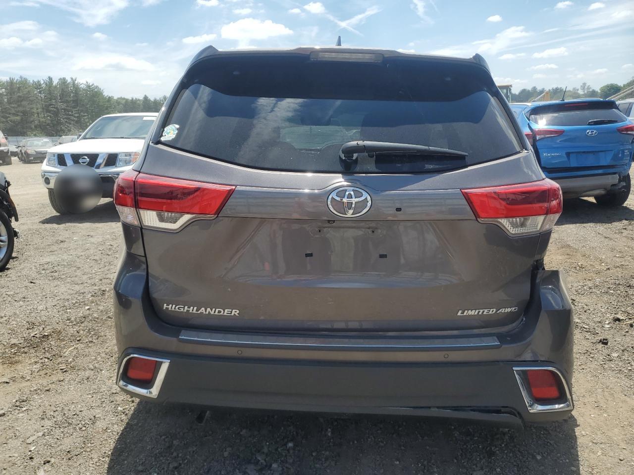 5TDDZRFH8HS406464 2017 Toyota Highlander Limited