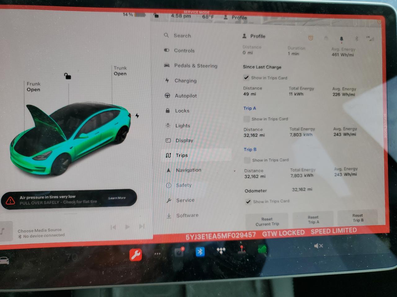 5YJ3E1EA5MF029457 2021 Tesla Model 3