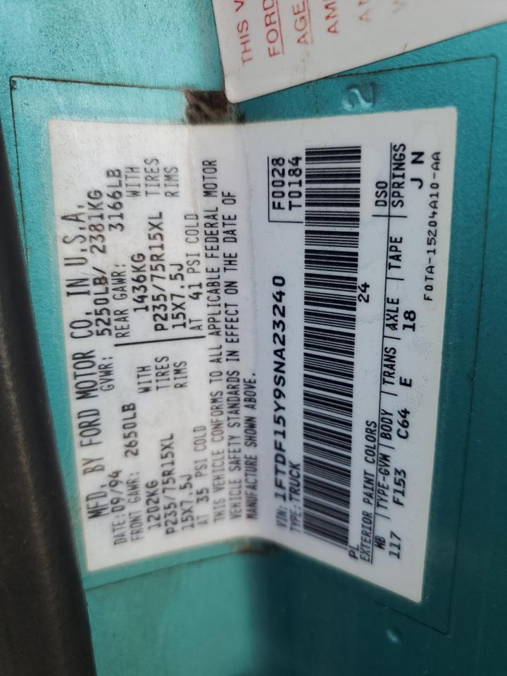 1FTDF15Y9SNA23240 1995 Ford F150