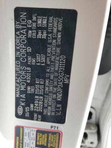 2016 Kia Soul + VIN: KNDJP3A50G7311120 Lot: 60065134