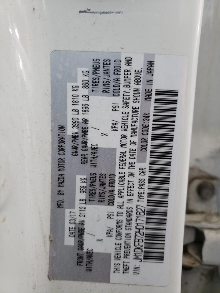 JM1DKFB72H0171627 2017 Mazda Cx-3 Sport