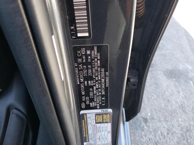 2021 Kia Forte Gt Line VIN: 3KPF34ADXME280646 Lot: 60968384