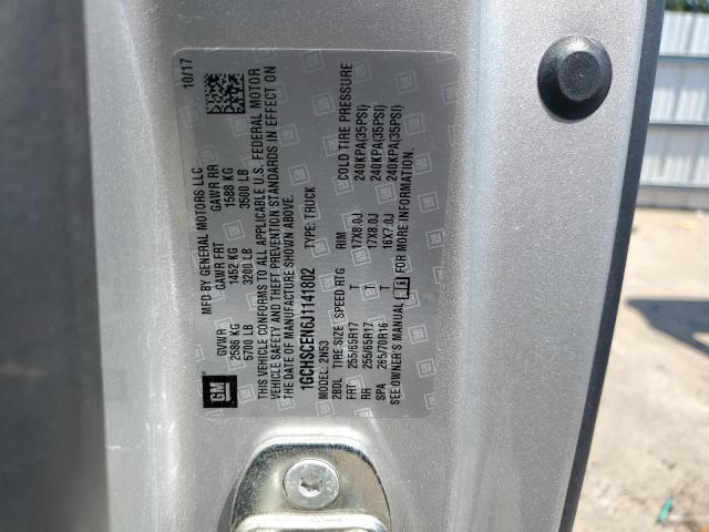 2018 Chevrolet Colorado Lt VIN: 1GCHSCEN6J1141802 Lot: 59220024