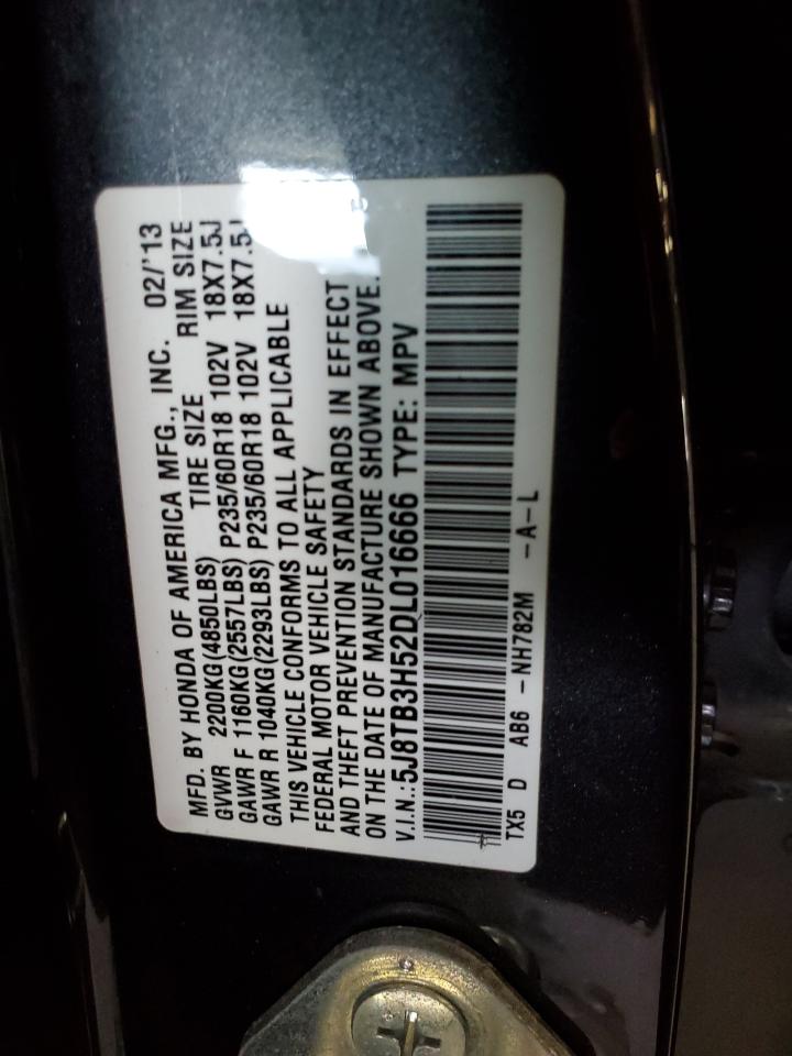 5J8TB3H52DL016666 2013 Acura Rdx Technology