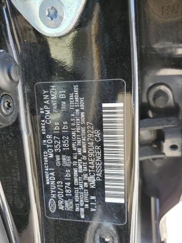 2013 Hyundai Accent Gls VIN: KMHCT4AE9DU479227 Lot: 58991074