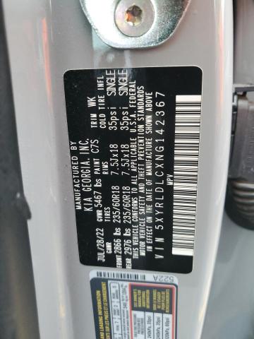 2022 Kia Sorento S VIN: 5XYRLDLCXNG142367 Lot: 60141974