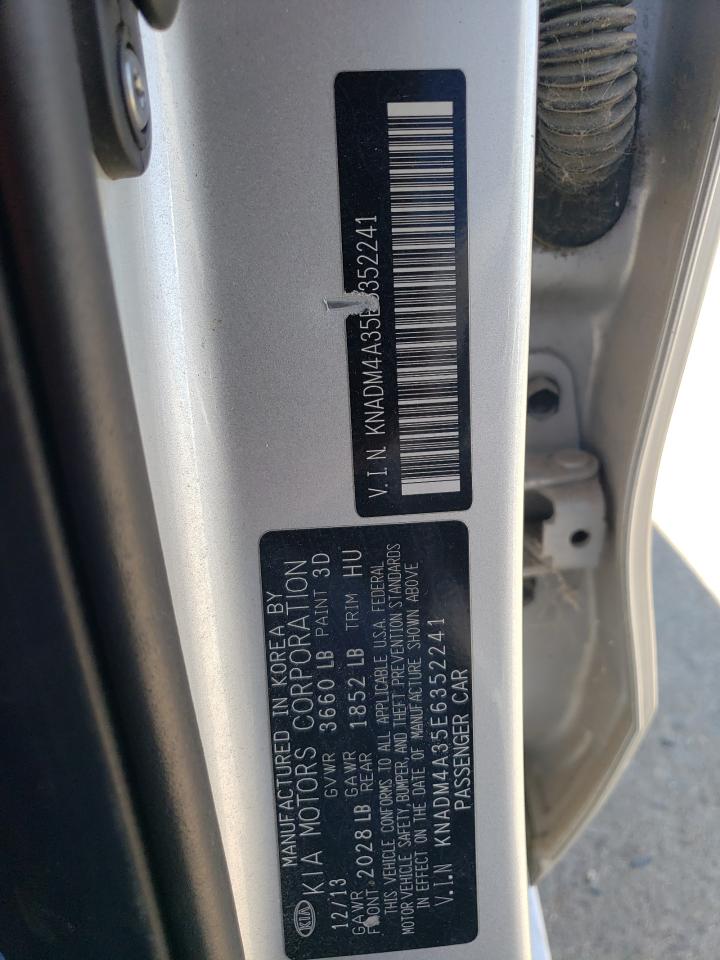 KNADM4A35E6352241 2014 Kia Rio Lx