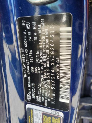 2018 Kia Optima Lx VIN: 5XXGT4L35JG264611 Lot: 60700824