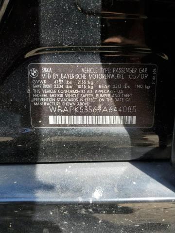 2009 BMW 328 Xi Sulev VIN: WBAPK53569A644085 Lot: 58874484