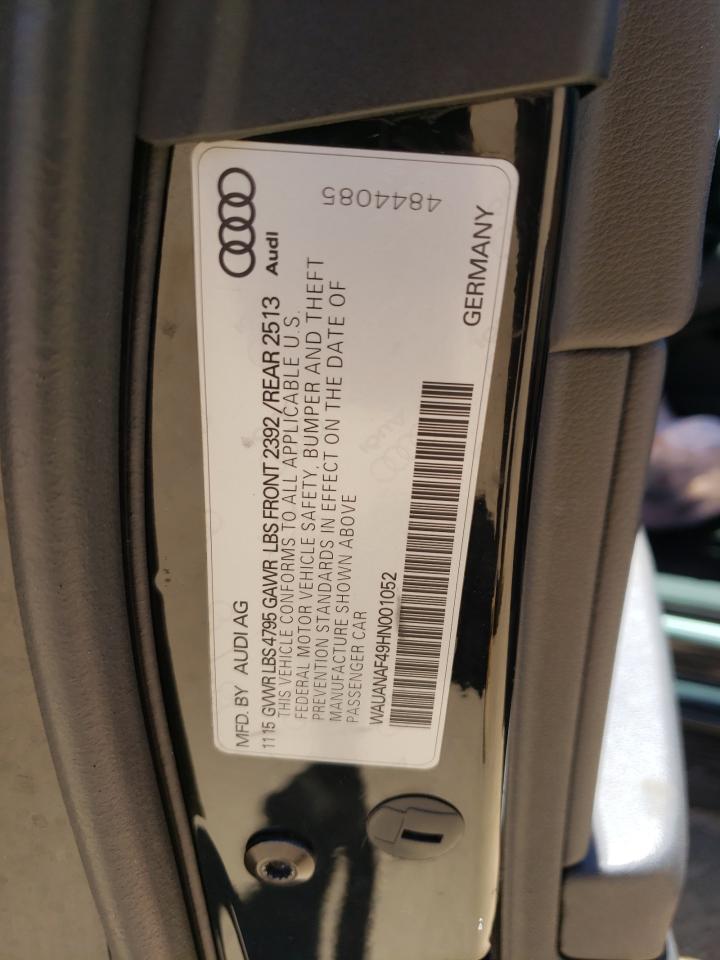 WAUANAF49HN001052 2017 Audi A4 Premium