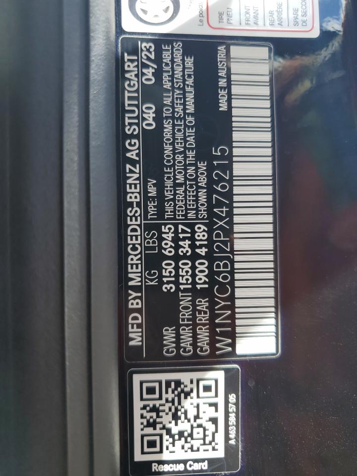 W1NYC6BJ2PX476215 2023 Mercedes-Benz G 550