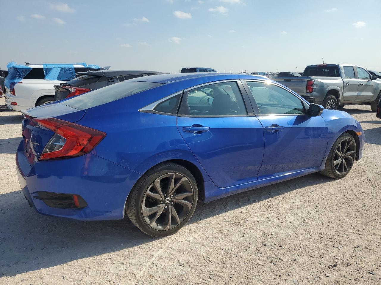 Lot #2701413619 2019 HONDA CIVIC SPOR