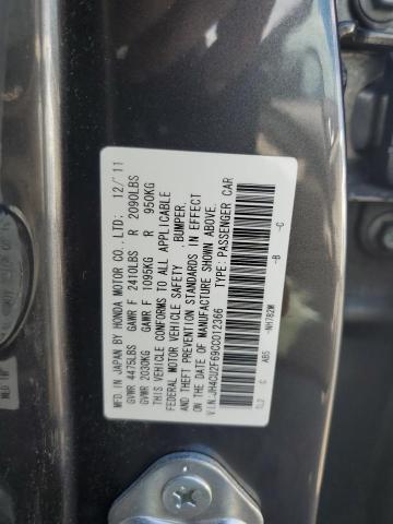 2012 Acura Tsx Tech VIN: JH4CU2F69CC012366 Lot: 58000224